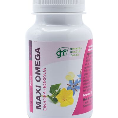 GHF Maxi Omega (onagra borraja) 110 perlas de 700 mg