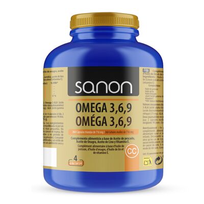 SANON Omega 3,6,9 360 Weichkapseln von 716 mg