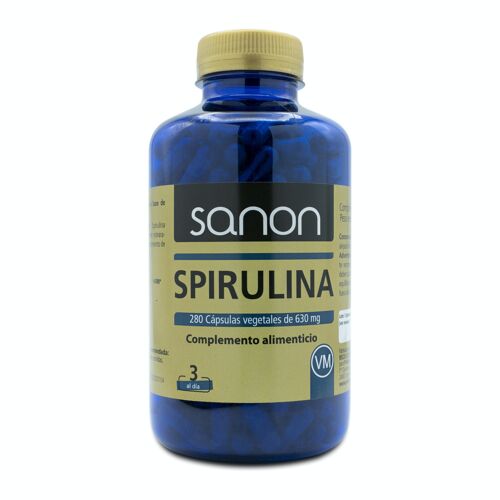 SANON Espirulina 280 cápsulas vegetales de 630 mg