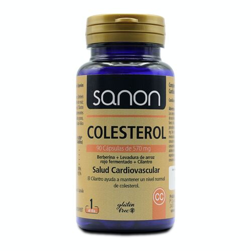SANON Colesterol 90 cápsulas de 595 mg