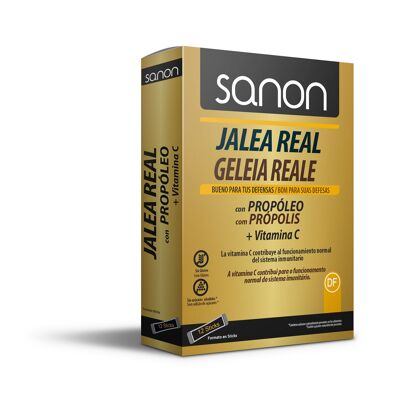 SANON Jalea Real Propóleo y Vitamina C ZERO 12 sticks