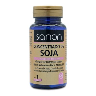 SANON Concentrado de Soja Rico en Isoflavonas 90 cápsulas de 545 mg