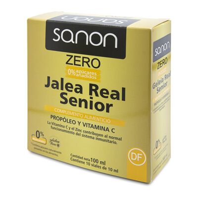 SANON Jalea Real Senior ZERO 10 ampollas de 10 ml