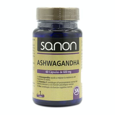 SANON Ashwagandha 60 cápsulas de 600 mg