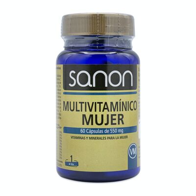 SANON Multivitamínico Mujer 60 cápsulas de 550 mg