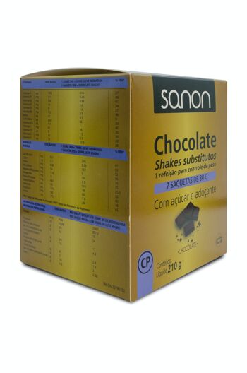 SANON Substitut Saveur Chocolat Shake 7 sachets de 30 gr 3