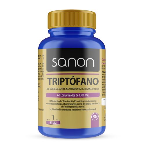 SANON Triptófano 60 comprimidos de 1300 mg