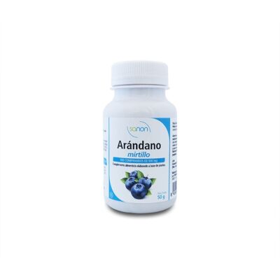 SANON Arándano Mirtillo 100 comprimidos 500 mg