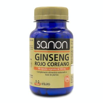 SANON Ginseng Rouge de Corée 90 gélules végétales 500 mg 1