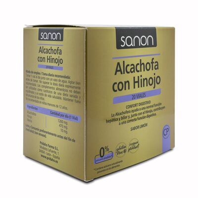 SANON Artichoke with Fennel 20 vials of 10 ml