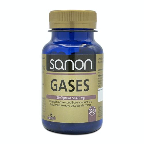 SANON Gases 60 cápsulas de 470 mg