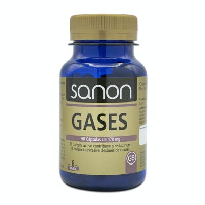 SANON Gases 60 cápsulas de 470 mg