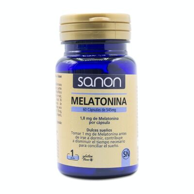 SANON Mélatonine 60 gélules de 545 mg