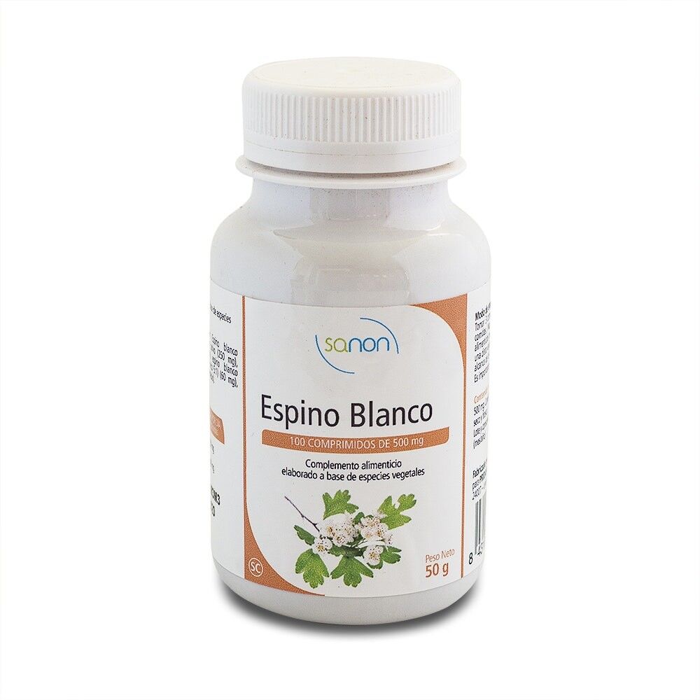 SANON Espino Blanco 100 comprimidos