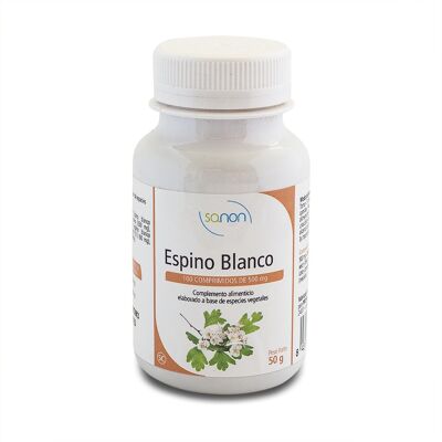 SANON Biancospino bianco 100 compresse da 500 mg