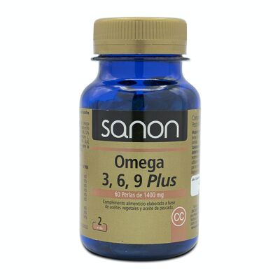 SANON Omega 3,6,9 plus 60 Perlen 1400 mg