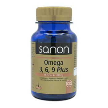 SANON Oméga 3,6,9 plus 60 perles 1400 mg 1