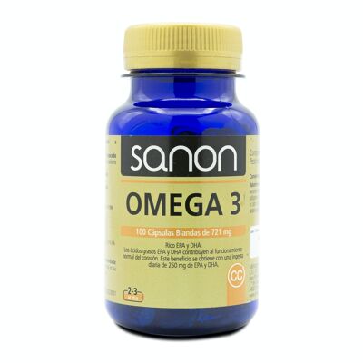 SANON Oméga 3 100 gélules de 721 mg