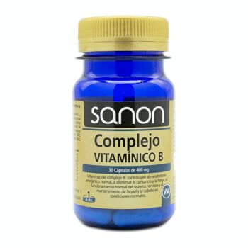 SANON Complexe Vitamine B 30 gélules de 400 mg 1