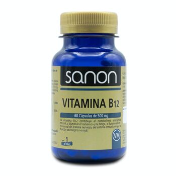 SANON Vitamine B12 60 gélules de 500 mg 1