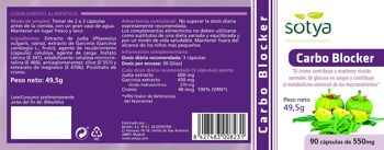 SOTYA Carbo Blocker 90 gélules 550 mg 4