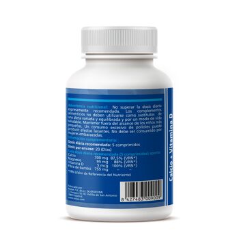 SOTYA Calcium + Vitamine D3 100 comprimés à croquer 1gr 3