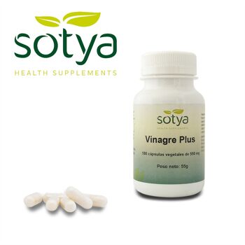 SOTYA Vinaigre Plus 100 gélules 550 mg 4