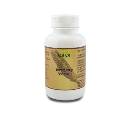 SOTYA Levadura de Cerveza y Germen 225 comprimidos 600 mg