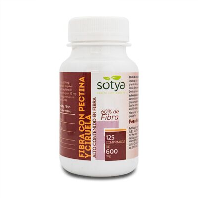 SOTYA Fiber with pectin and plum 125 tablets 600 mg