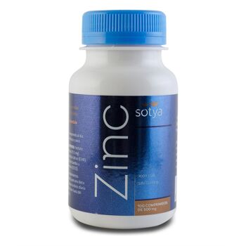SOTYA Zinc 100 comprimés de 500 mg 1