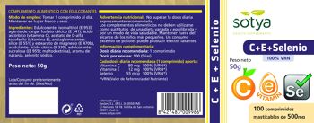 SOTYA C + E + Sélénium 100 comprimés 500 mg 4