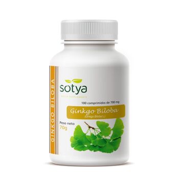 SOTYA Ginkgo biloba 100 comprimés de 700 mg 1