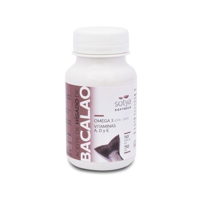 SOTYA Aceite de hígado de bacalao 110 perlas 685 mg