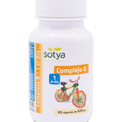 SOTYA Complejo B 60 cápsulas vegetales de 620 mg