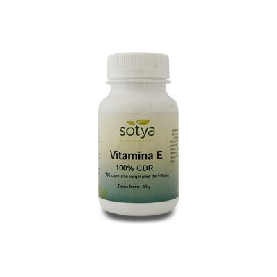SOTYA Vitamin E 100 capsules 500 mg