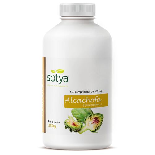 SOTYA Alcachofa 500 comprimidos 500 mg