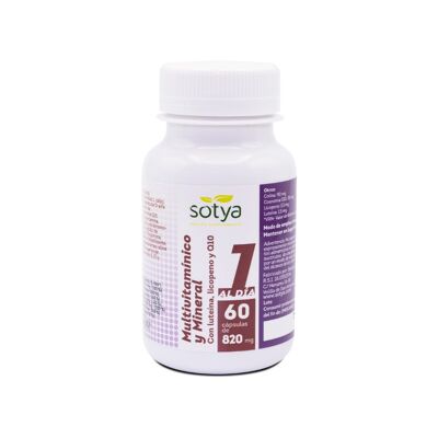 SOTYA Multivitamínico y Mineral 60 cápsulas de 820 mg