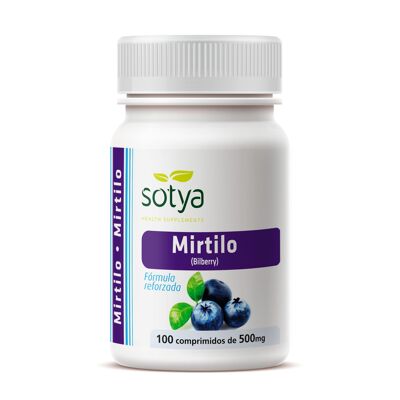 SOTYA Mirtilo (Bilberry) 100 comprimidos 500mg