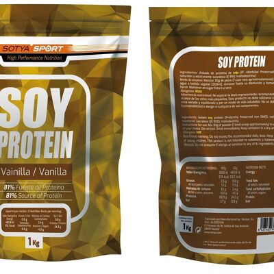 SOTYA Sport protéine de soja vanille 1000g Doypack