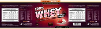SOTYA Sport whey protéine 100% fraise et crème 1000 gr 4