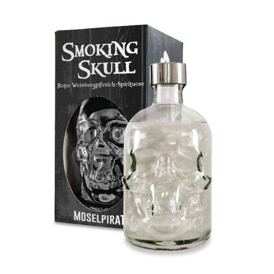 Moselpirat Smoking Skull Rote Weinbergspfirsich-Spirituose