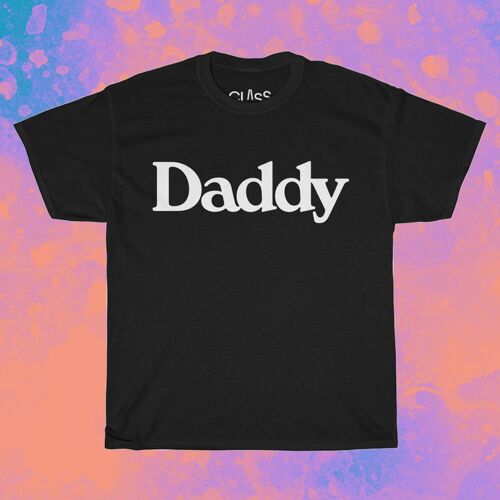 DADDY - Gay Pride Apparel, Daddy Kink, DDLG clothes, Queer Graphic Shirt, Dilf Fetish Wear, Dom Sub, Fathers Day gift
