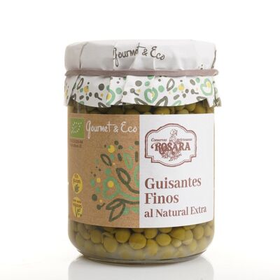ORGANIC PEAS NATURAL JAR 445 ml.