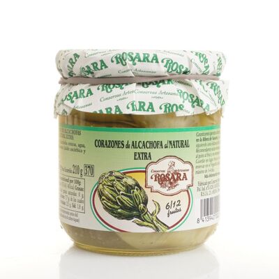 CUORI DI CARCIOFO 6/12 UNITÀ. VASO 370 ml.