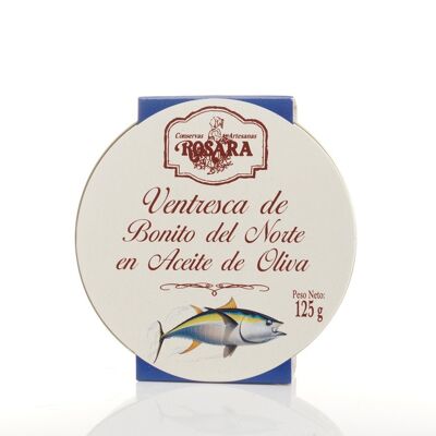 VENTRESCA DE BONITO EN ACEITE DE OLIVA LATA 150 ml.