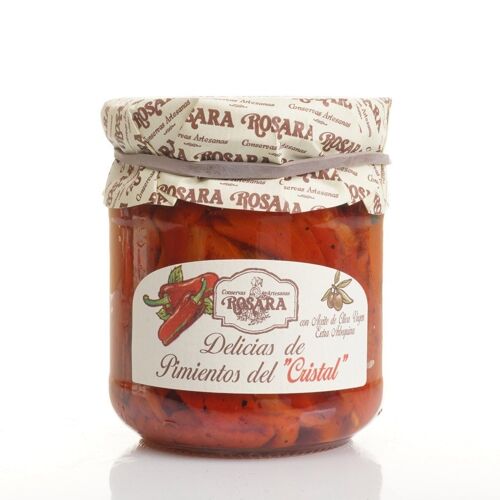 DELICIAS DE PIMIENTO DEL CRISTAL TARRO 212 ml.