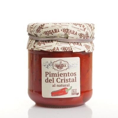 PIMIENTOS DEL CRISTAL AL NATURAL Tarro 212 ml.