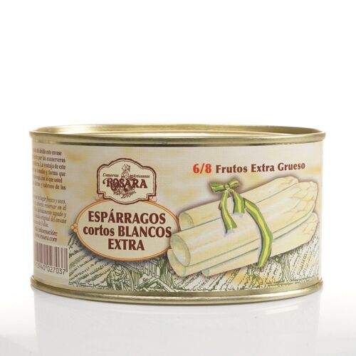 ESPÁRRAGO DE NAVARRA 6/8 FRUTOS LATA OVAL 425 ml.