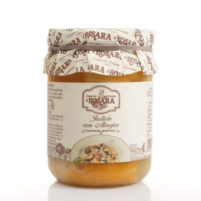 BEAN WITH CLAMS JAR 445 ml.