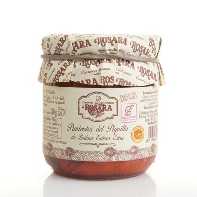 EXTRA WHOLE PIQUILLO PEPPER 13/18 UNITS JAR 370 ml.